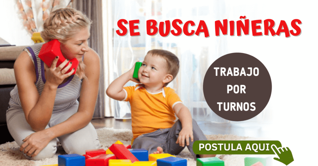 CONVOCATORIA - PERSONAL DE NIÑERAS